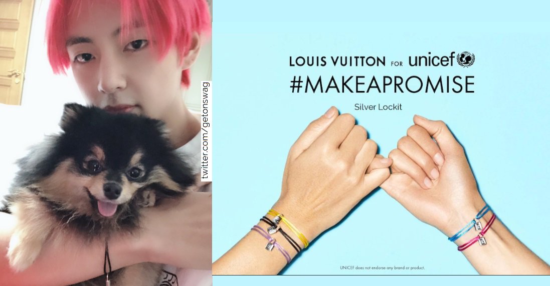 Beyond The Style ✼ Alex ✼ on Twitter: "Louis Vuitton for Unicef, Silver  Lockit bracelet retail price: $250 (donation: $100) TAEHYUNG BTS 181215 태형  방탄소년단 https://t.co/HwiKLZ5Dlr" / Twitter