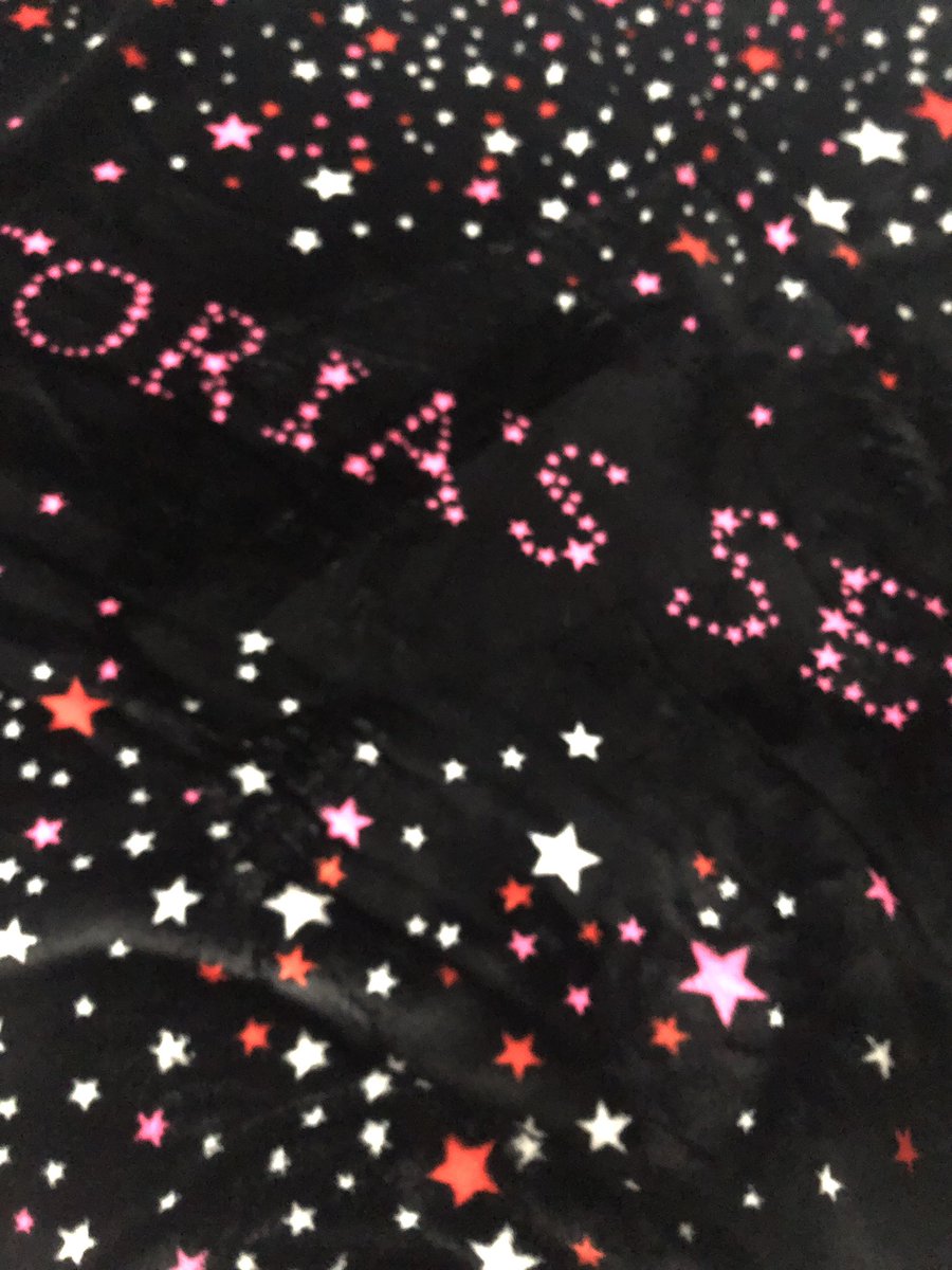 mom11561's tweet image. When you buy enough #VictoriaSecret stuff, you end up w a free blanket 😊 #Shopping #FuzzyBlanket #ThankYou 💋