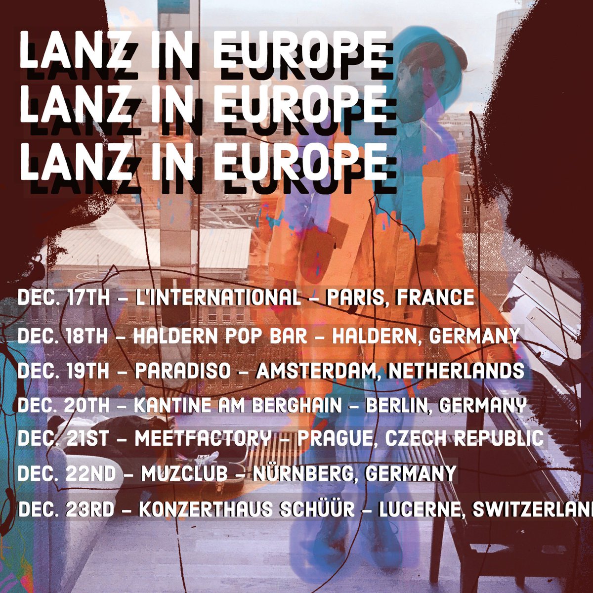 LNZNDRF's tweet image. Listen to Ben's @LANZprojects project: smarturl.it/hoferlanz1

🚨🇪🇺🚨 ...and catch his band on tour this December in Europe: