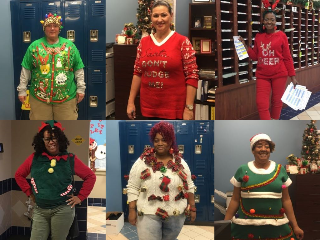 IsdDepartment's tweet photo. #SweaterSpring SPRING ISD TRANSPORTATION DEPT is ready for some Competition! https://t.co/uP2zWBiEP6