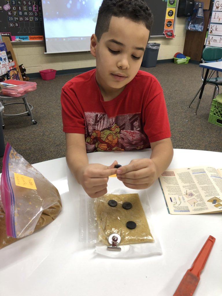 MrsSmithFTS's tweet photo. Weekly science experiment! Pulling the iron out of cereal!! #createleadlearn #sciencerocks @TEDTalks weโre available!!! @A_Linsell huge fans!!! https://t.co/ozFDdXhWRh
