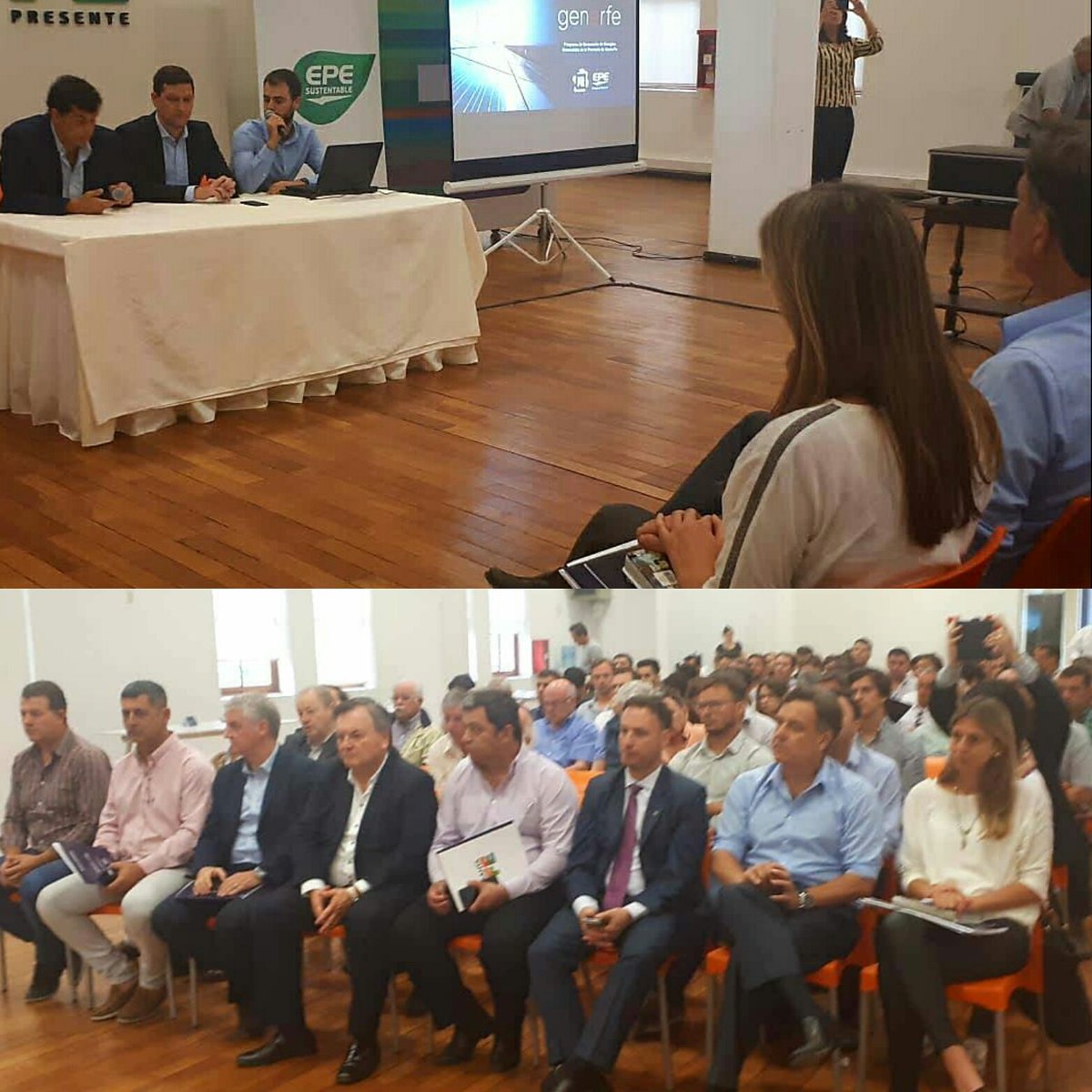 LeoMaximinoOK's tweet image. #Rosario #GENERFE Participamos de una nueva Ronda de Negocios con posibles inversores de la planta solar fotovoltaica. Desde el gobierno municipal seguimos avanzando en la incorporación de energías renovables, siempre pensando en un futuro sostenible para todos ♻️