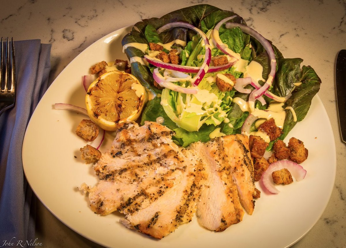 Making up for those bad decisions this weekend - Chicken Caesar Salad.