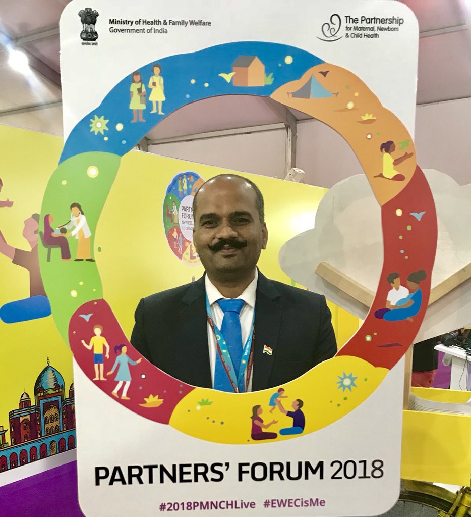 Kamlashankerv's tweet photo. @HFogstad, The Executive Director of the @PMNCH told us to keep spreading the voice through media to find the solution for #women and #children.
When women have power, all the problems will be solved. It’s wonderful to meet you Mom.🤩
#2018PMNCHLive
#EWECisME #PartnersForum2018 https://t.co/P0o1CS1otI