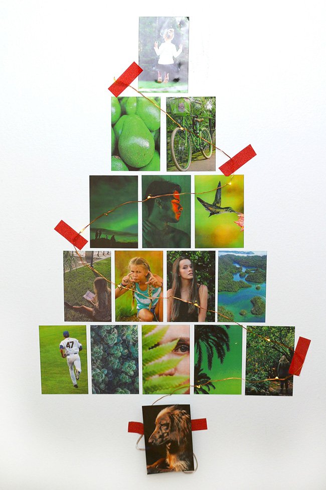 Do you live in a dorm room or small apartment so you don’t have room for a traditional Christmas tree? Turn your favorite pics from your camera roll into a modern tree using your Sprocket Plus! Get the tutorial from <a href="/madincrafts/">Jessica Hill</a>:  ow.ly/K3bC30mWSdM