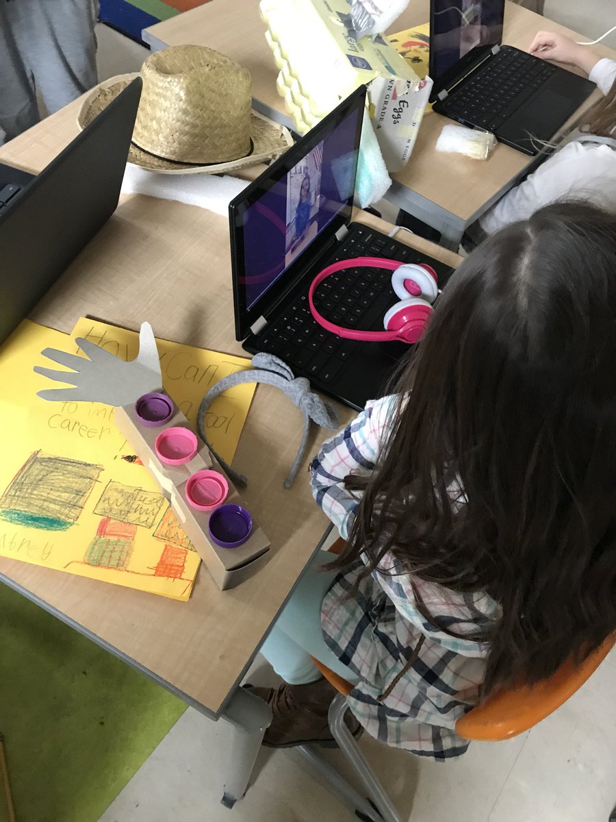 These first graders had awesome commercials and tools to improve their future careers!