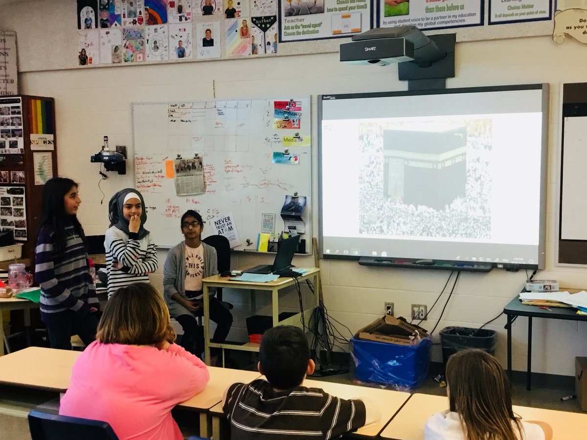 schaefstudents's tweet photo. SA, SA, and FR are helping us #celebratediversity by teaching us about some the details of being Muslim.  #schaefersclasslearns https://t.co/MLunaamdgq