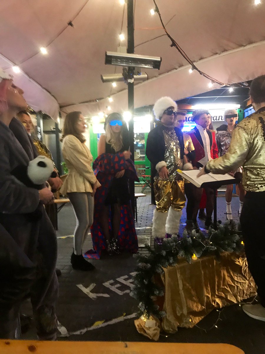 The Awesome choir London Contemporary Voices Singing our favourite #Christmas #carols at <a href="/theartworksuk/">The Artworks</a>