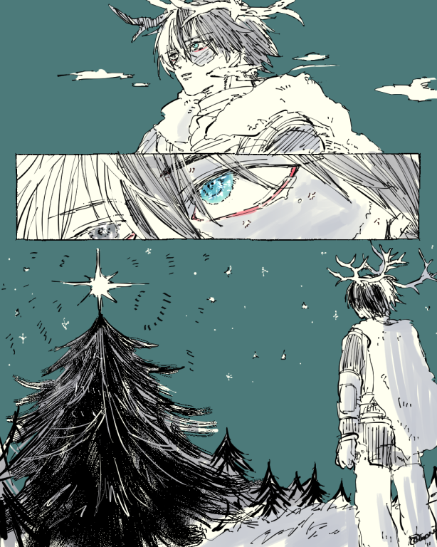 ベツヘレムの星 (轟出)
トナカイのとどろきくんとモミの木のみどりやくんが仲良くなって一緒に過ごしていく話 