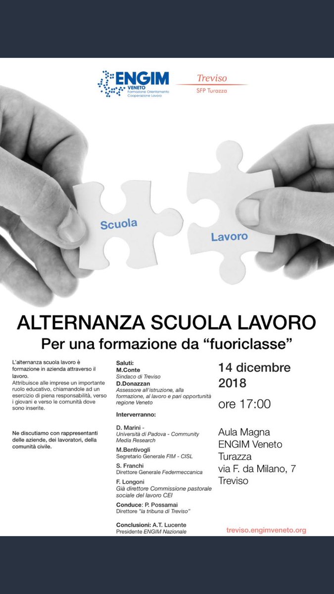 Federmeccanica's tweet photo. #ENGIMVeneto @ste_franchi oggi a #Treviso per discutere di #alternanzascuolalavoro ‘’Non ci può essere qualità senza quantità.Per conoscere le nuove tecnologie e acquisire skills trasversali serve tempo,non bastano poche ore" #PiùAlternanzaPiùFormazione https://t.co/vGsAXGEJmd https://t.co/MXgb3RtfBJ