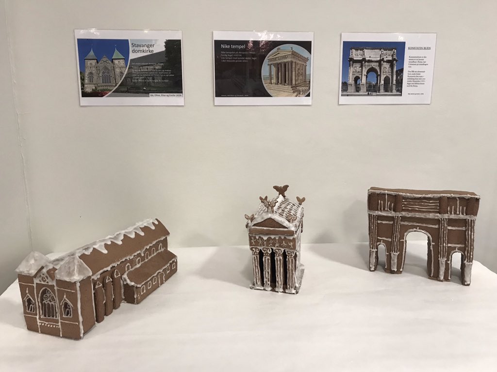 Når elevene på vgs vil lage pepperkakehus må vi forankre det i kompetansemålene #arkitekturhistorie #kunstdesignogarkitektur  instagram.com/p/BrXzzNZhmbB/