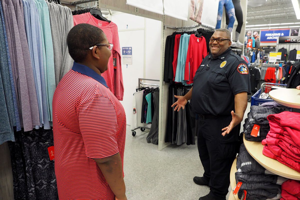 KleinISD's tweet photo. Last night, the Klein Police Department partnered with @Academy &amp; @Pct4Constable to give back to 55 well-deserved students! These officers raised  money for the kids to shop and gave their time throughout the year to make this magic happen! This is what we call #Promise2Purpose. https://t.co/4cCxGFgAPW