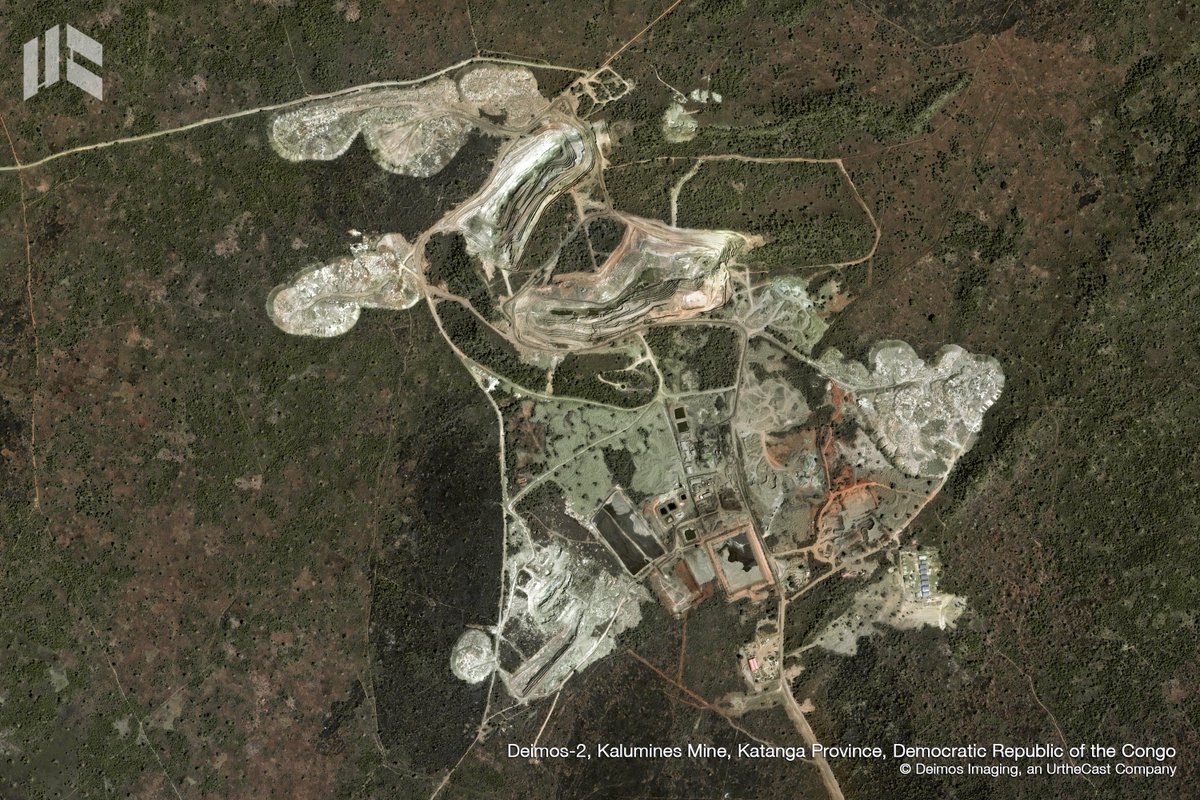 EarthDailyA's tweet image. #DEIMOS2 captured Kalumines Mine in the Democratic Republic of the Congo&apos;s Katanga Province. Did you know that more than 3% of the world’s copper comes from this region? #Mining #NaturalResourcesManagement