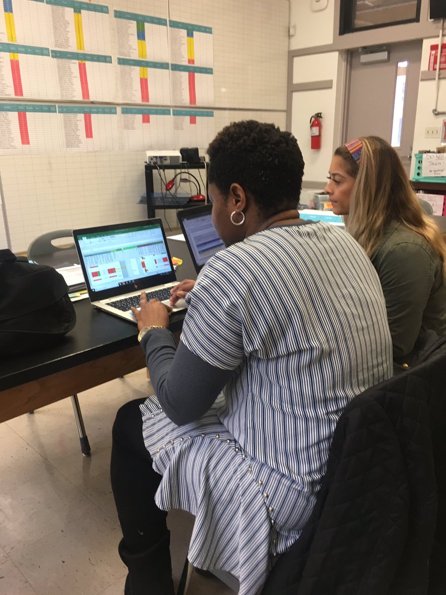 ortizteach's tweet image. Shout out to our awesome Data Driven Instruction Specialist on always teaching us everything we need to know about data reports! Thanks @NnadiDiaries #PushItToTheNextLevel #ThePughWay