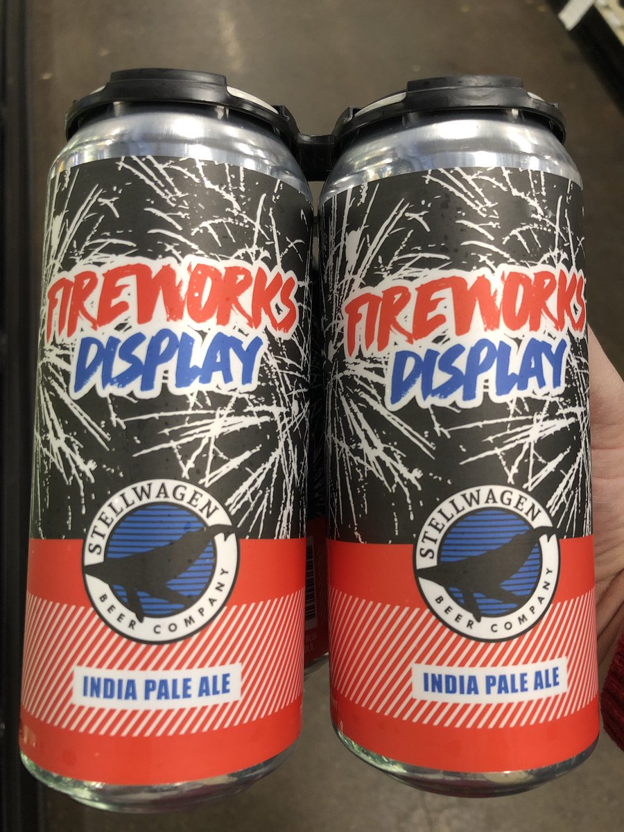 Talk about fresh! .<a href="/stellwagenbeer/">Stellwagen Beer Co</a> Fireworks Display canned yesterday and ready for you to take home today!