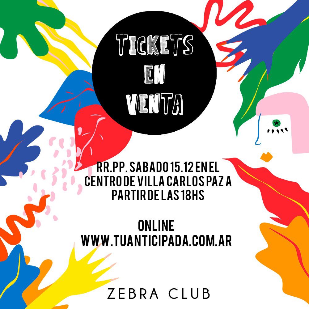 MAÑANA #SÁBADO --> #ZEBRACLUB presenta:

▪️🔺SaTuRdAY NiGhT at ZeBrA ClUb 🔻▪️

🎤 <a href="/Tranka_Style/">Tranka Style</a> en Vivo !

💠 ANTICIPADAS EN VENTA 👇🏻

Te esperamos!