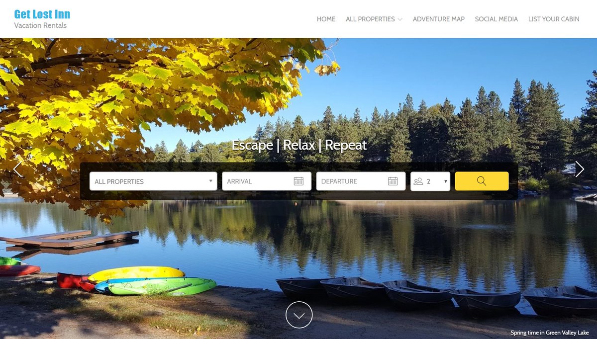 MartinClimber's tweet photo. Introducing the new https://t.co/b9tmmoXMFO website! We now take credit cards for direct bookings. You can also search the availability of all cabins at once.  #cabin #bigbearlake #getlostinn #hostagram #socalmountains #vacation #winter2019 #vacay #southerncalifornia #travel #fun https://t.co/S8VWqem8hM