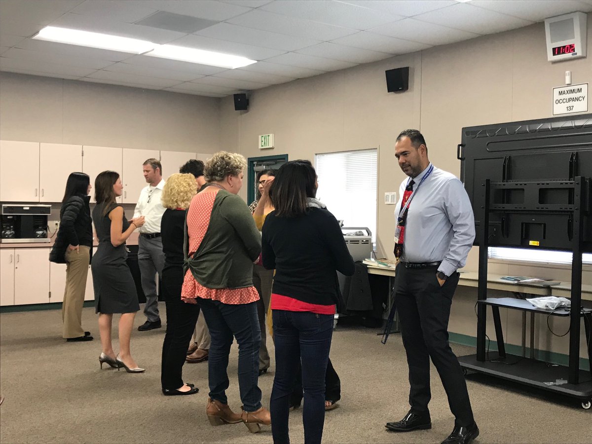 Principals participating in lines of communication...
