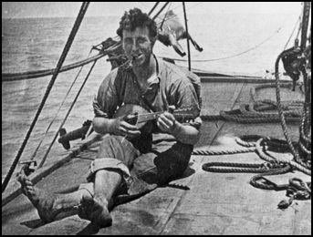 Harry Bridges started off as a store clerk, but the novels of Jack London lured him to sea when he was 16.Bridges was shipwrecked twice, once staying afloat on his mandolin.He entered the US by jumping ship in 1920 after arguing with the skipper about the treatment of seamen.