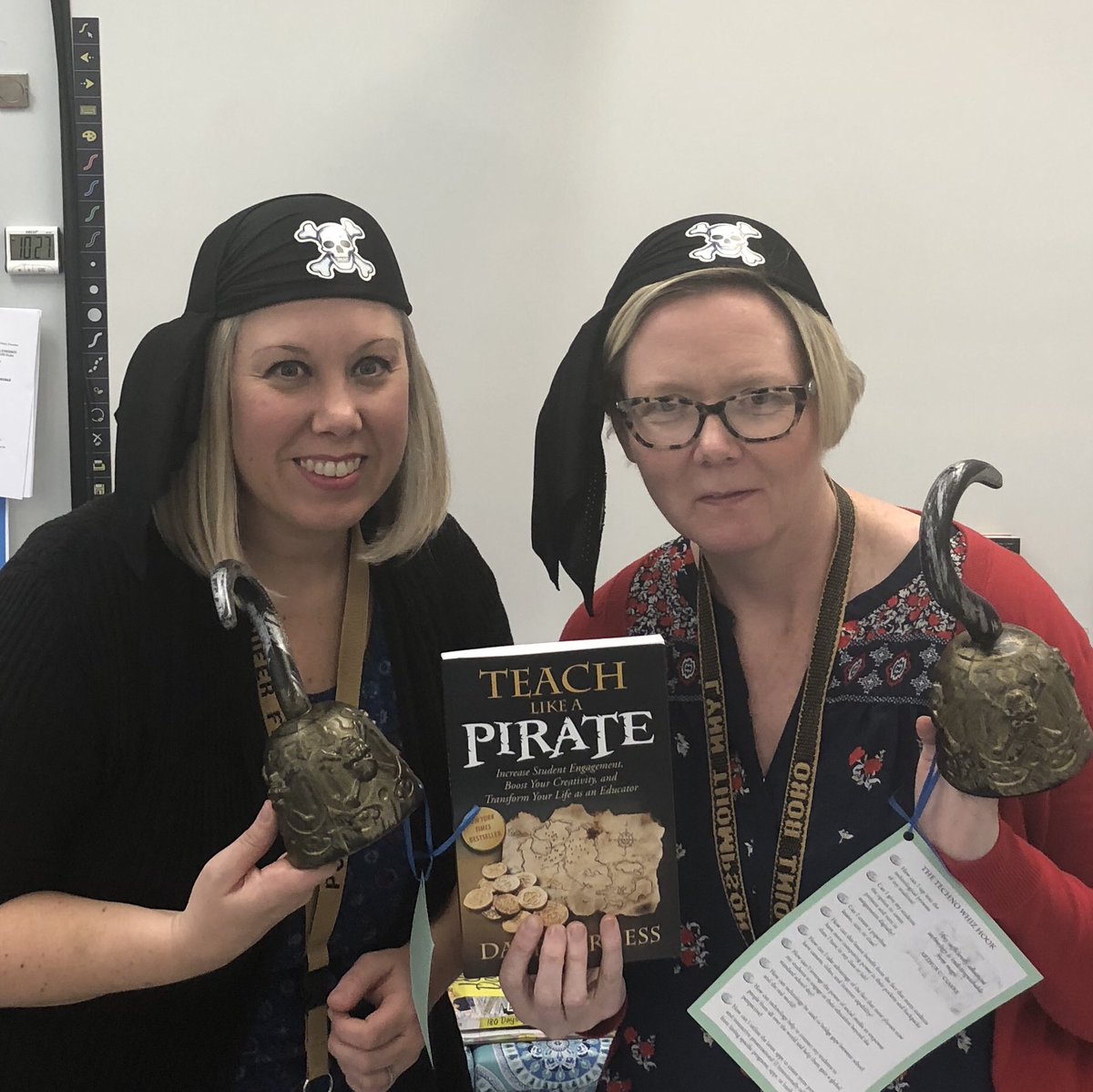 @burgessdave Thanks for your inspiration! We were able to share how we #teachlikeapirate with the new teachers in our district yesterday. It was a blast!! @LynnThompsonELA @NJAMLE #njed #teachwithpassion