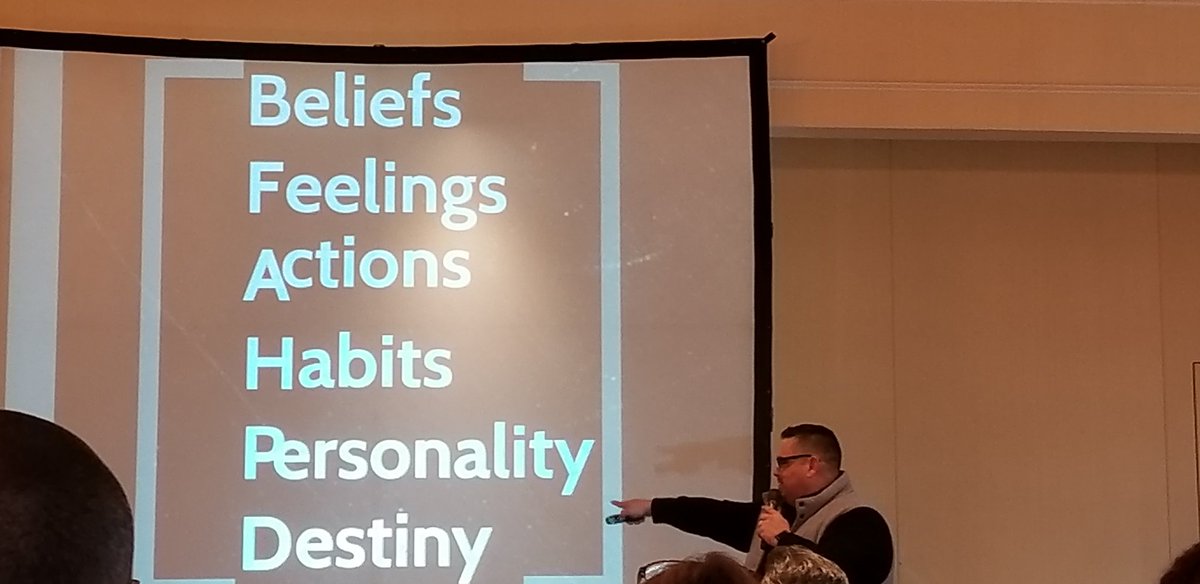 SDWinyan's tweet photo. Marcus Anthony Guinn reminding us how our basic belief system shapes everything in our life. #TribalTechFun https://t.co/YUhWE2ySdk