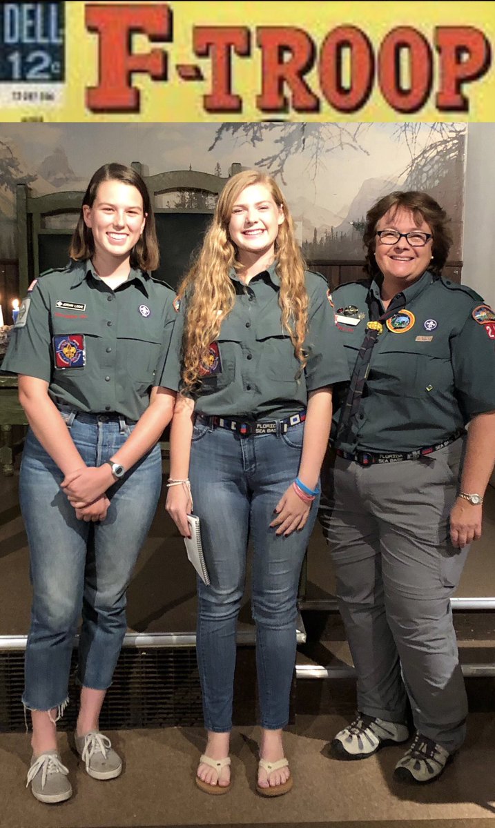 MarinCouncilBSA's tweet image. Crew members Gina &amp;amp; Jordan volunteered to be members of Marin’s first girls’ Troop, now known as F-Troop!  #goodturndaily #BSA #Scouting