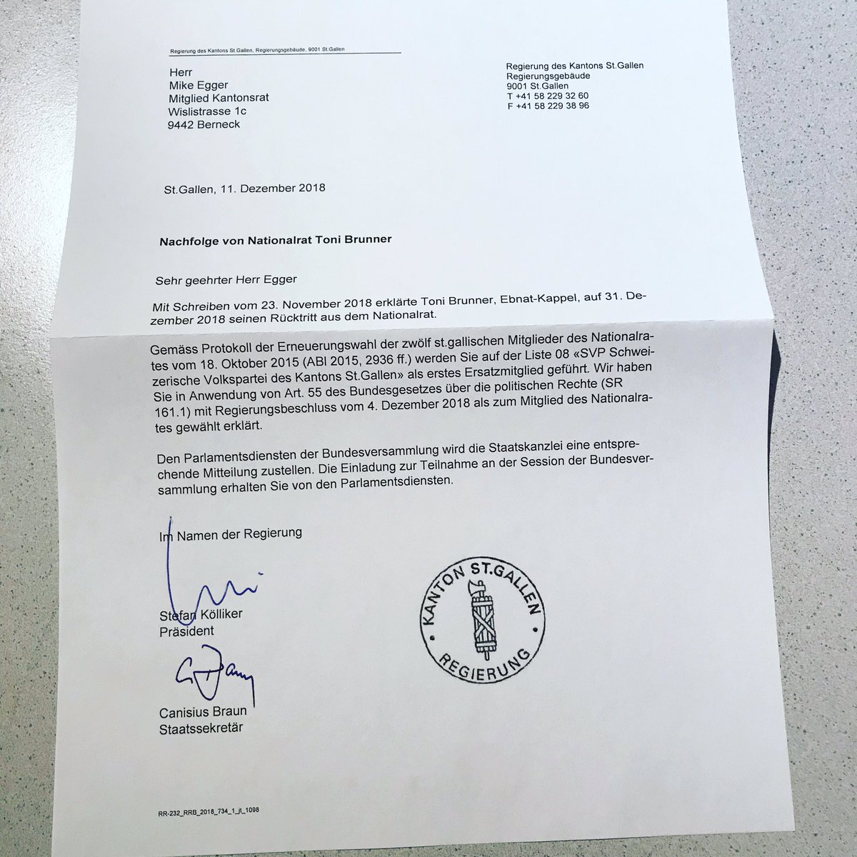 Mike Egger tweet media