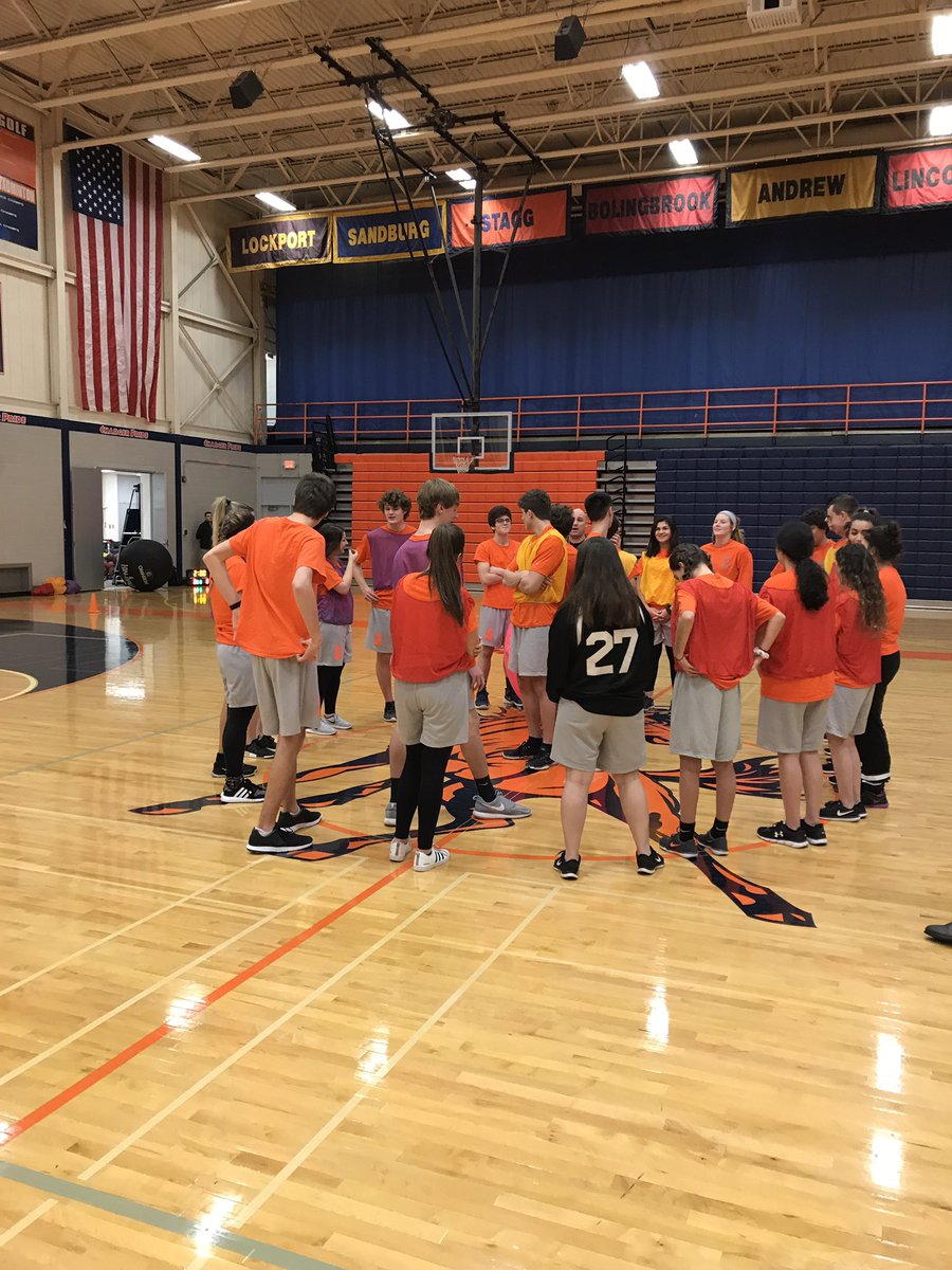 Stagg junior leaders work on their team building and communication skills. #d230connect