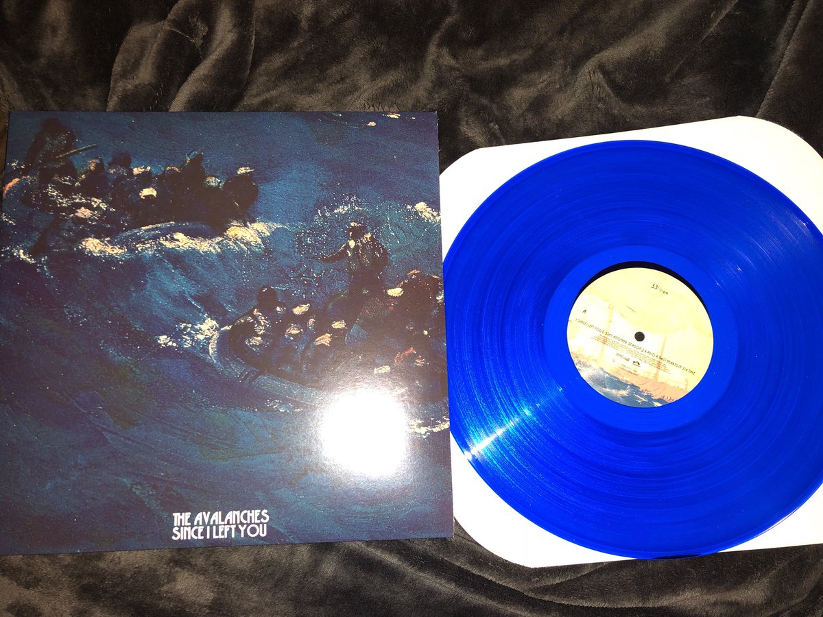 supremeWEAVE's tweet photo. 2017 pressing “Since I Left You” by The Avalanches on some beautiful blue. https://t.co/3lkVWuvDIL