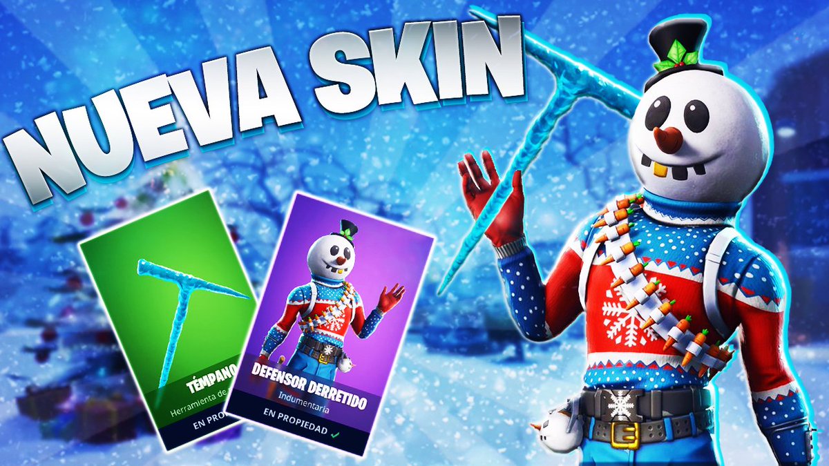 celanidedesing's tweet image. NUEVA MINIATURA DE USO LIBRE! *Free to Use*
Tema: Nuevas Skins de navidad
FORTNITE Battle Royale
🔃 + 💙 Se agradecen 😆