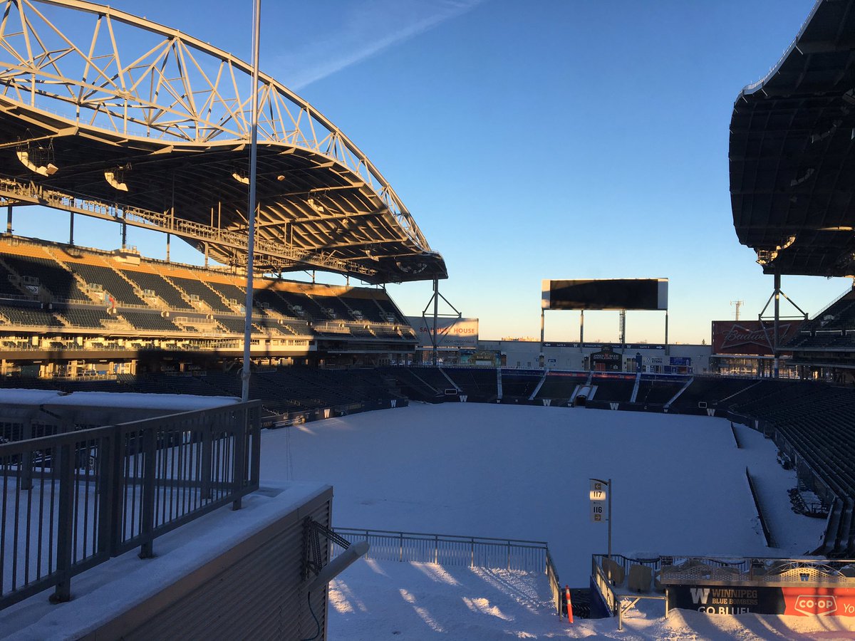 A stunning day in #Winnipeg. Spring is coming. @ValourFootball on the horizon. Are you ready for @CPLsoccer? #soccer #football #CanadaSoccer