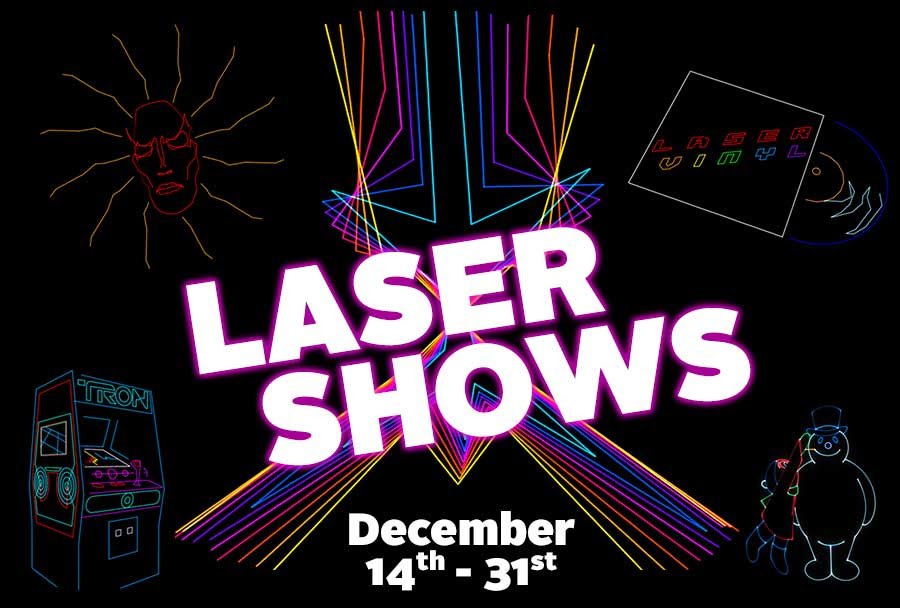 Have you heard about our new Laser Shows? Find more information and ticket links on our webpage at ow.ly/X6bR30mZBdY