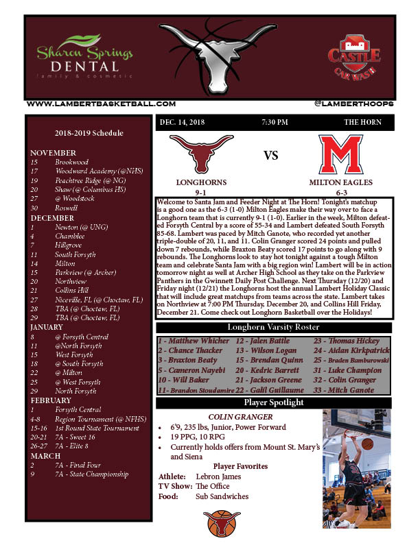 Lambert Basketball tweet media