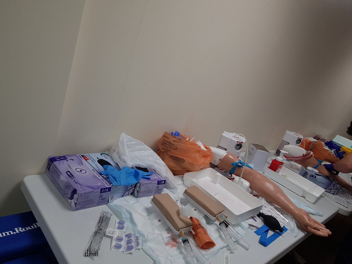 @wshteducation 36 Preceptees on  Cornerstone  Day 4 getting to grips with ANTT Venepunture And Cannulation IV Therapy  the Chester Chest workstations . Fantastic to be involved and facilitating learning of new skills!!!