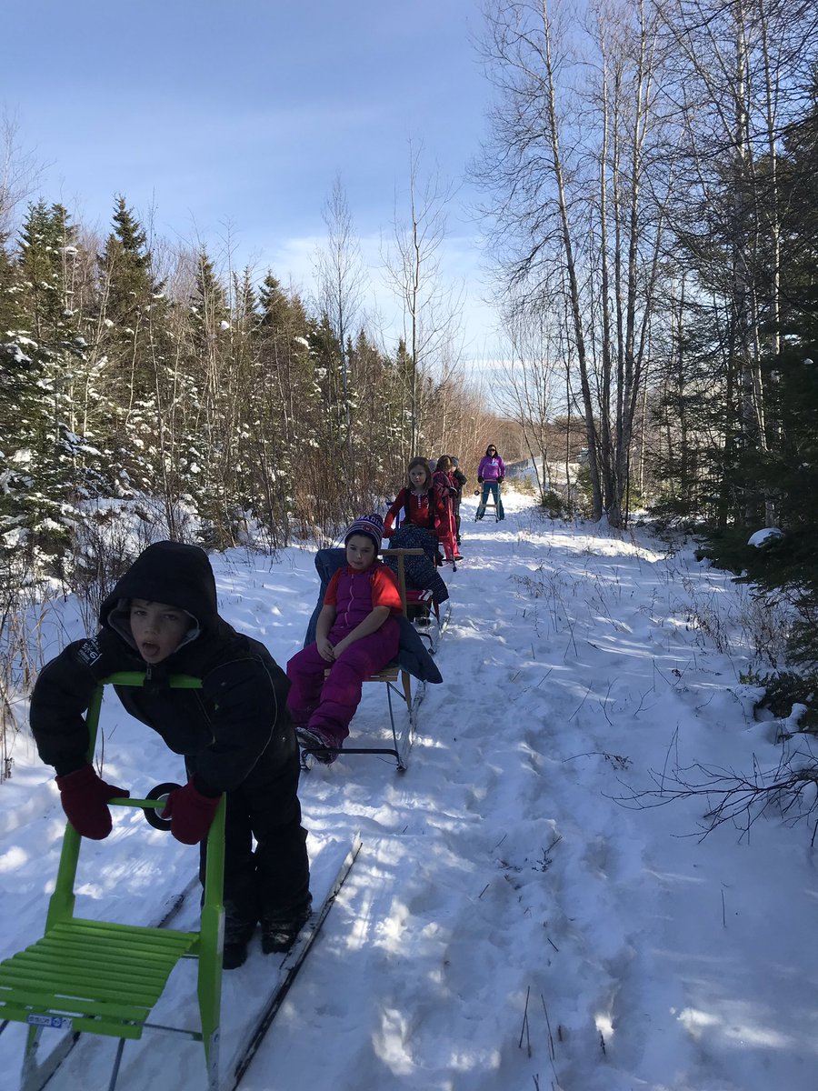 coachdemers's tweet photo. All the adventures of a Nordic expedition less than a kilometre from school. Looking forward to see what these little ones will contribute or buil d in futur. They sure enjoy the work and effort of older students.
#GetOutsideEveryday #COE https://t.co/aFqX8wgUvd