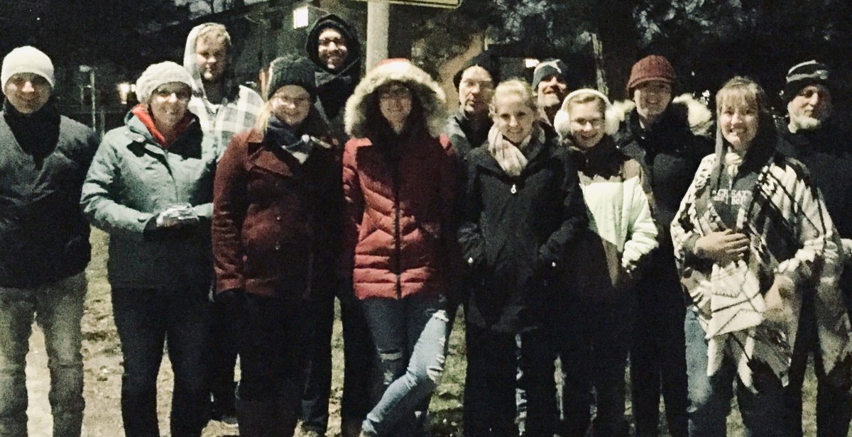 TheCrossCurrent's tweet photo. 4 local churches joined forces to Carol and Herald the #Gospel to a number of local residents in London last night. Tracts and #church invites were distributed-songs were sung and the Gospel preached @ 9 different sections of townhouses over an hour &amp; a half. #JoyToTheWorld https://t.co/WHtl461EdB