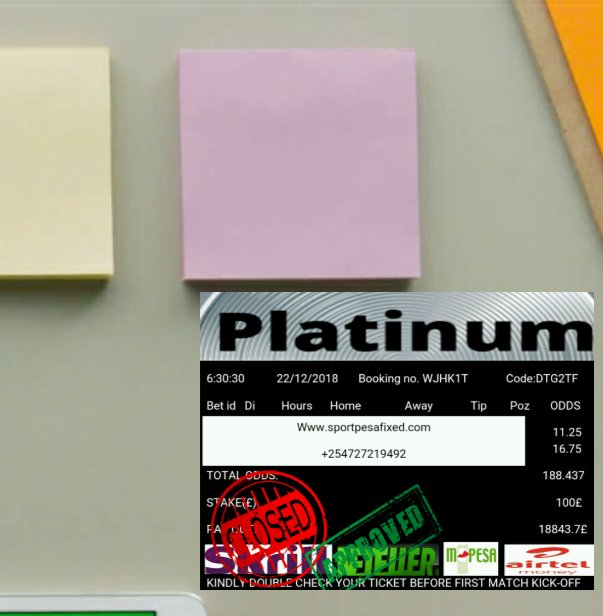 fixed_to's tweet image. Fixed Link Ke:
WOOOOOOON MASSIVELY YESTERDAY
##CONGRATULATIONS
22 desember
#Today's fixed matches are here/ 
#Matches are fixed.No losing at all
#Fixed matches are here CALL/SMS/WHATSAPP +254727219492
Let's bet now with sportpesafixed