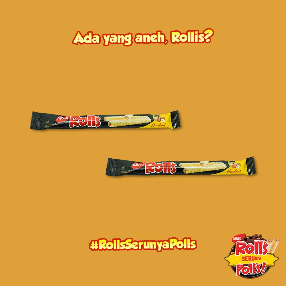 Lets_Rolls's tweet photo. Rollis, coba deh tebak! Menurut kamu, ada yang aneh gak sih dari gambar ini?
Tulis jawabanmu dengan reply tweet ini!
Jangan lupa sambil makan Rolls Hazelnut ya supaya bisa jawab, Rollis!

#NgobRolls #RollsSerunyaPolls https://t.co/HzCJshG5Go