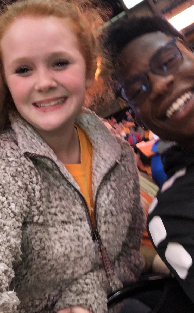 C_Flenniken316's tweet photo. Thanks to @admiralelite15 for hanging with Keira today @LadyVol_Hoops game! Kept the train rolling, wishing you nothing but the best! https://t.co/4o0euByp6z