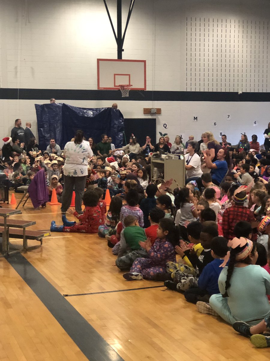 knapp_pbis's tweet photo. What an AWESOME PBIS incentive assembly!!!! Student votes had Mr. Zortea taped to the wall!!!!! @kcjohnson910 @ToriRubbo https://t.co/lAiXtcrI3Q