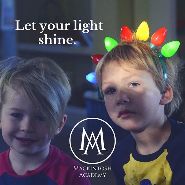 Happy solstice from your friends at Mackintosh Academy. #solstice #wintersolstice #light #compassionatehearts #colorado #school #mackmoments bit.ly/2V4jYez