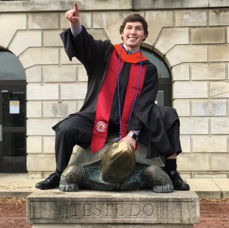 Daniel_A_D's tweet photo. Although I graduated 2 days ago, I just turned in my final school project so now I can officially say I have graduated with a Masters in Aerospce Engineering from the University of Maryland! #goterps #turtleturle #stepbystepferociously https://t.co/IupLOlHnkX