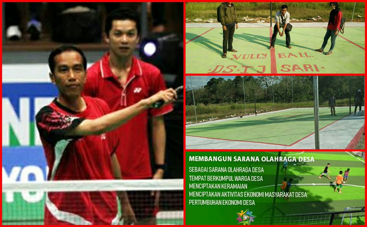 #JokowiMembangunDesa
"Mens sana in corpore sano"
Salah Satu Prioritas Penggunaan Dana Desa adalah Membangun Sarana dan Prasarana Olahraga (Raga Desa) 
<a href="/jokowi/">Joko Widodo</a>
<a href="/EkoSandjojo/">Eko P. Sandjojo</a> 
<a href="/taufikmadjid71/">IG : taufik.madjid</a>
@fachrilabalado 
<a href="/tppindonesia/">Pertepedesia</a>
<a href="/kpp_sumsel/">KPPSumsel</a>