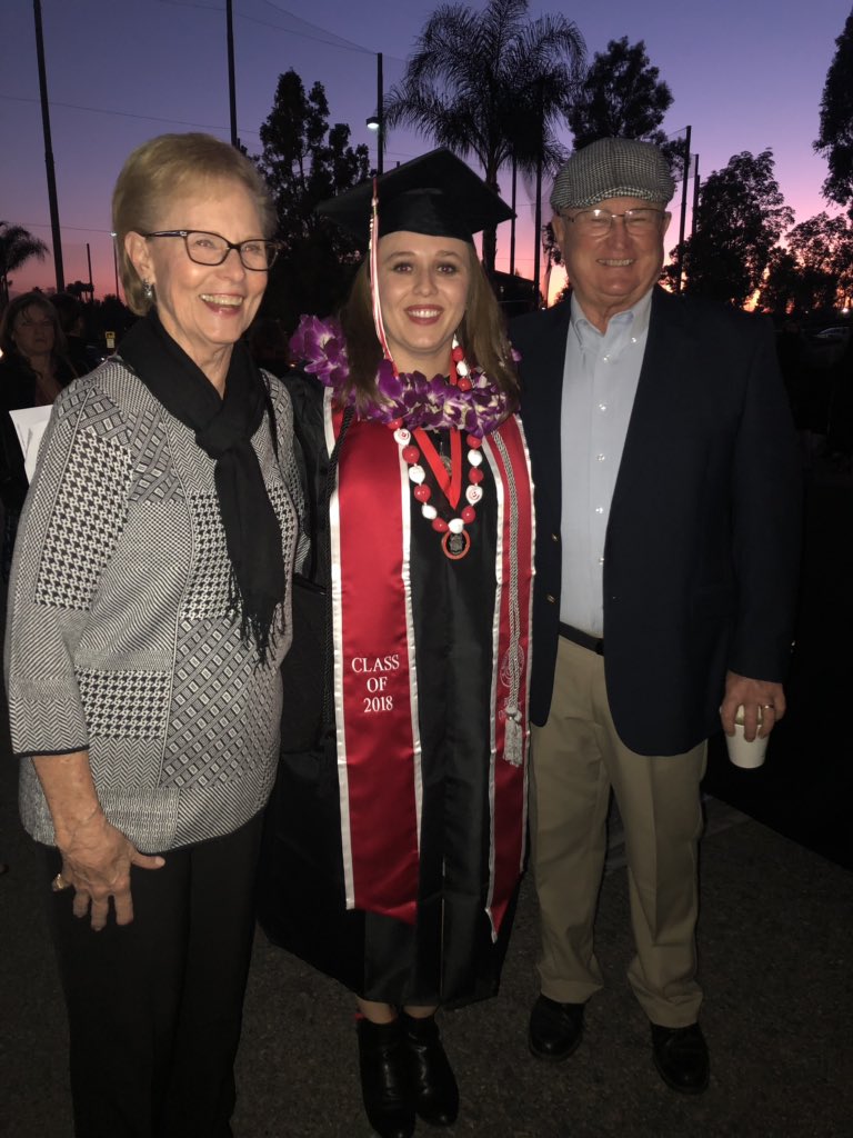 TamiRoot's tweet image. #BiolaGrad.    Proud grandparents of Amanda Root!
