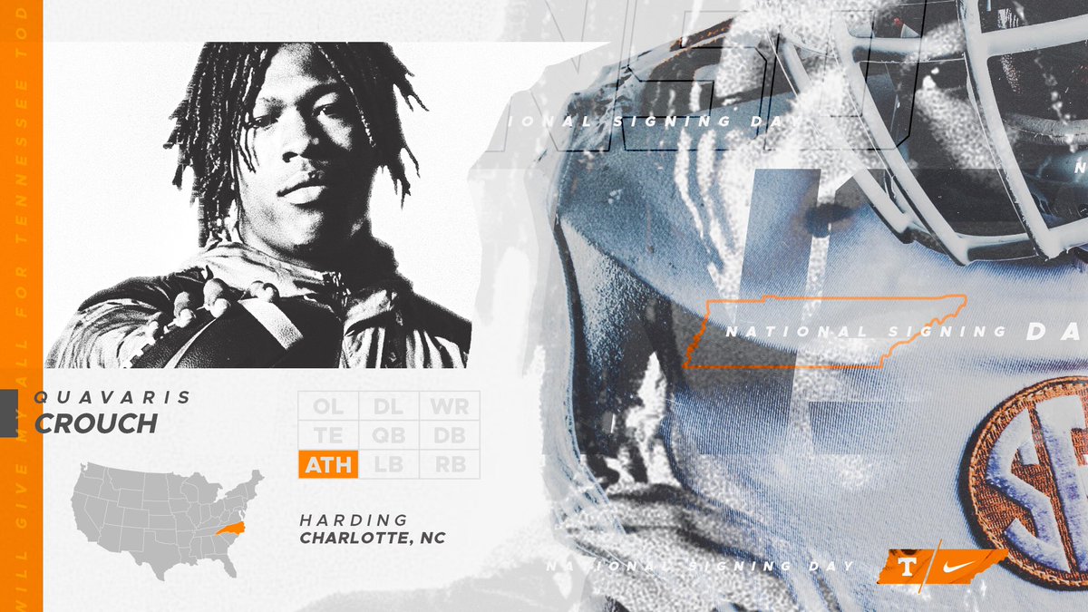 Vol_Football's tweet photo. Get to know this name, #VolNation! 👇
Welcome to Rocky Top, @CrouchQuavaris!
#T19 // #PoweredByTheT https://t.co/3zKIzyB3AU