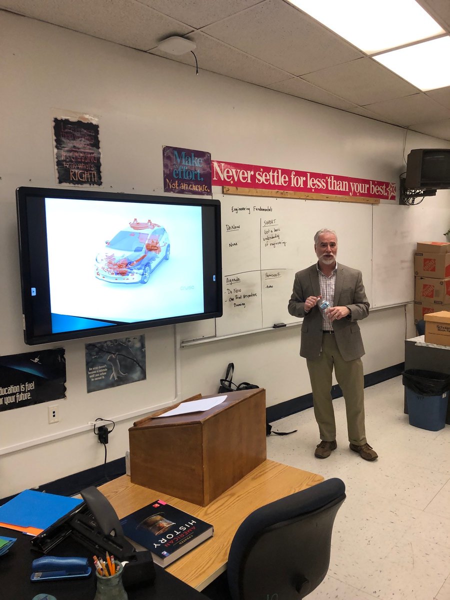 TBoldrickTaylorHigh (@boldrickt) on Twitter photo Guest speaker Tom Zorn talks about his role as an Engineer to Mr. Boldrick's and Mr. Manning's Engineering classes. Students learned what a real working engineer does. The kids loved it! They asked lots of great questions. Thanks Mr. Zorn. <a href="/THSGriffins/">Taylor Griffins</a> #GriffinPride #MiTeamTaylor Guest speaker Tom Zorn talks about his role as an Engineer to Mr. Boldrick's and Mr. Manning's Engineering classes. Students learned what a real working engineer does. The kids loved it! They asked lots of great questions. Thanks Mr. Zorn. <a href="/THSGriffins/">Taylor Griffins</a> #GriffinPride #MiTeamTaylor