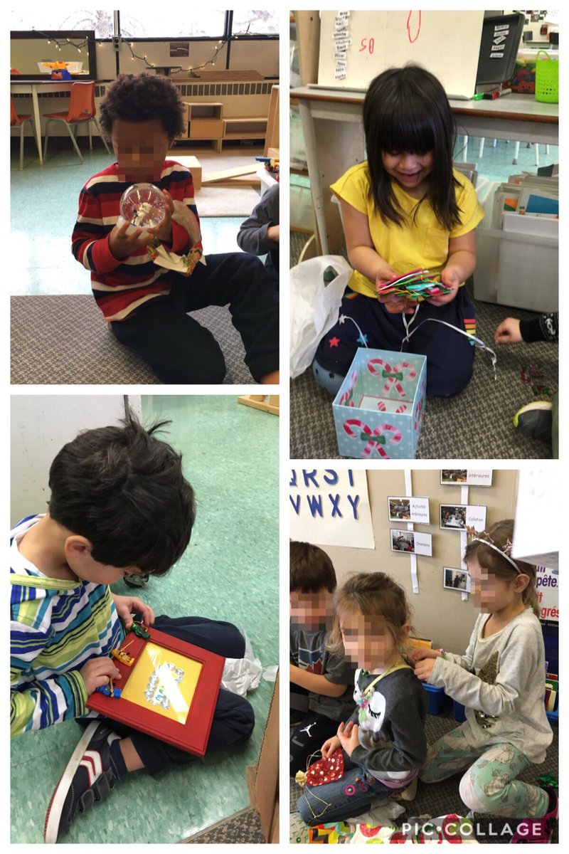 MRichaudaud's tweet image. We had a Secret Santa gift exchange. Students were so excited to give their handmade present and to unwrap their own gift! #skclasse208 #SecretSanta2018 @JackmanPS1
