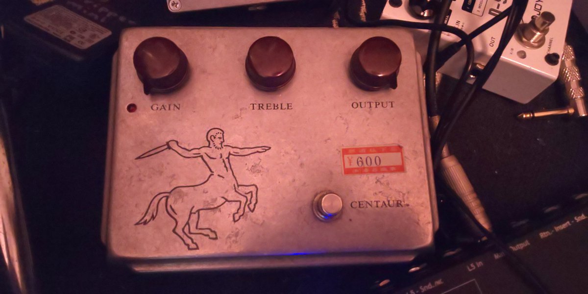 ウン十万は下らない伝説のエフェクター「KLON Centaur」が