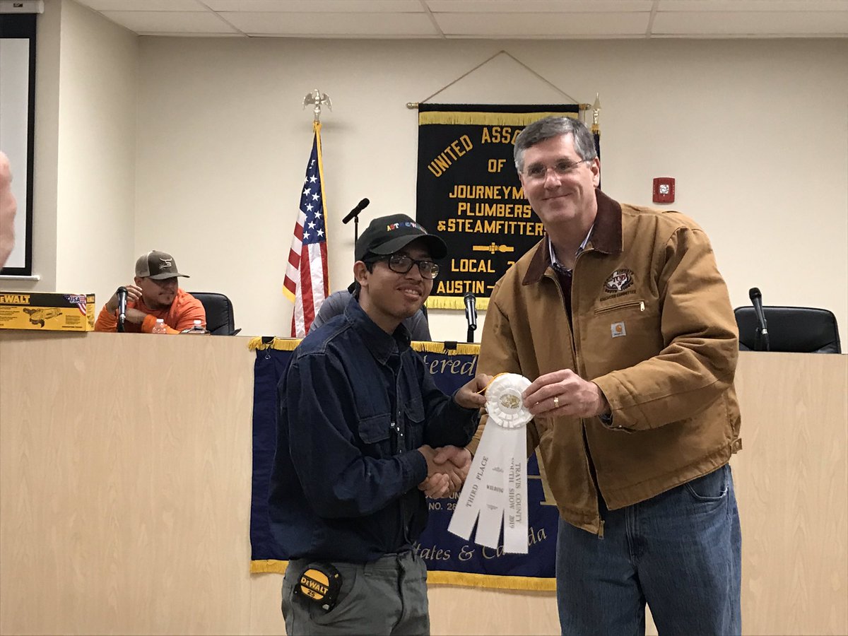 LanierFFA's tweet photo. Lanier FFA just swept the Travis County Youth Show Welding Contest. All students took 1st-9th. 1st Bryan Rivera, 2nd Edgar Diaz, and 3rd Julian Torres. Thanks @DEWALTtough for the tools. #tcys #welding #dewalt https://t.co/3x04CGVgHW