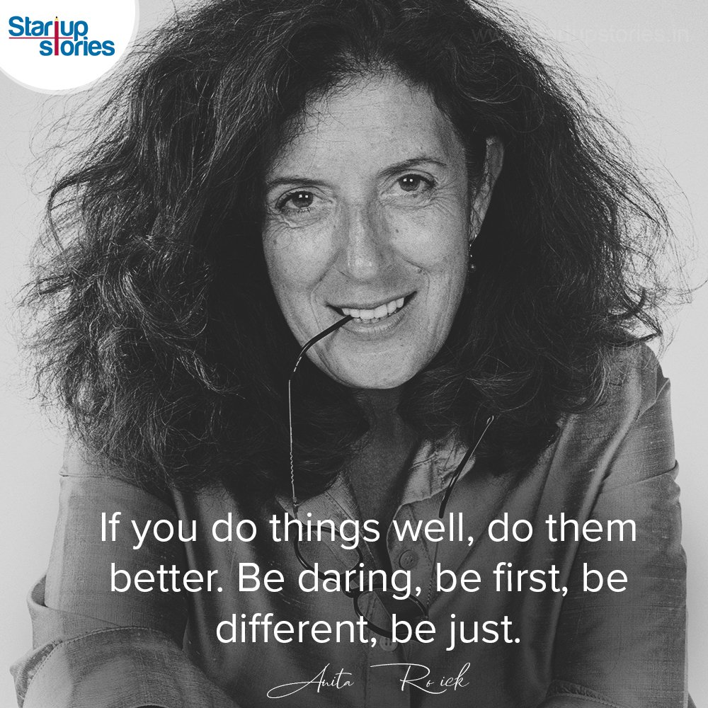 Be different. Be you.

#StartupStories #StartupLife #LifeHacks #StartupTips #FactOfTheDay #SaturdayTips #MotivationalQuotes #AnitaRoddick